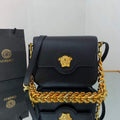 Versace DBFI067 La Medusa Small Handbag 1067 Black Gold - Default Title - View 1
