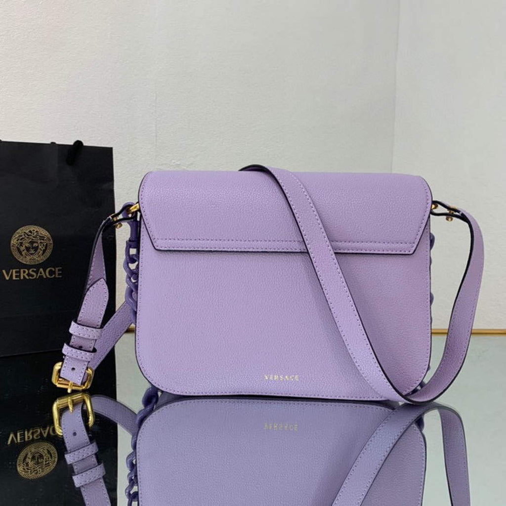 Versace DBFI067 La Medusa Small Handbag 1067 Purple