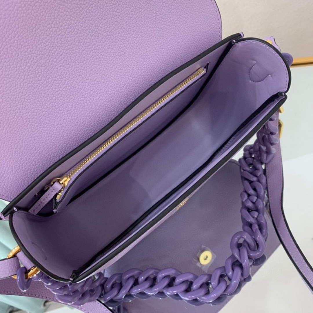 Versace DBFI067 La Medusa Small Handbag 1067 Purple