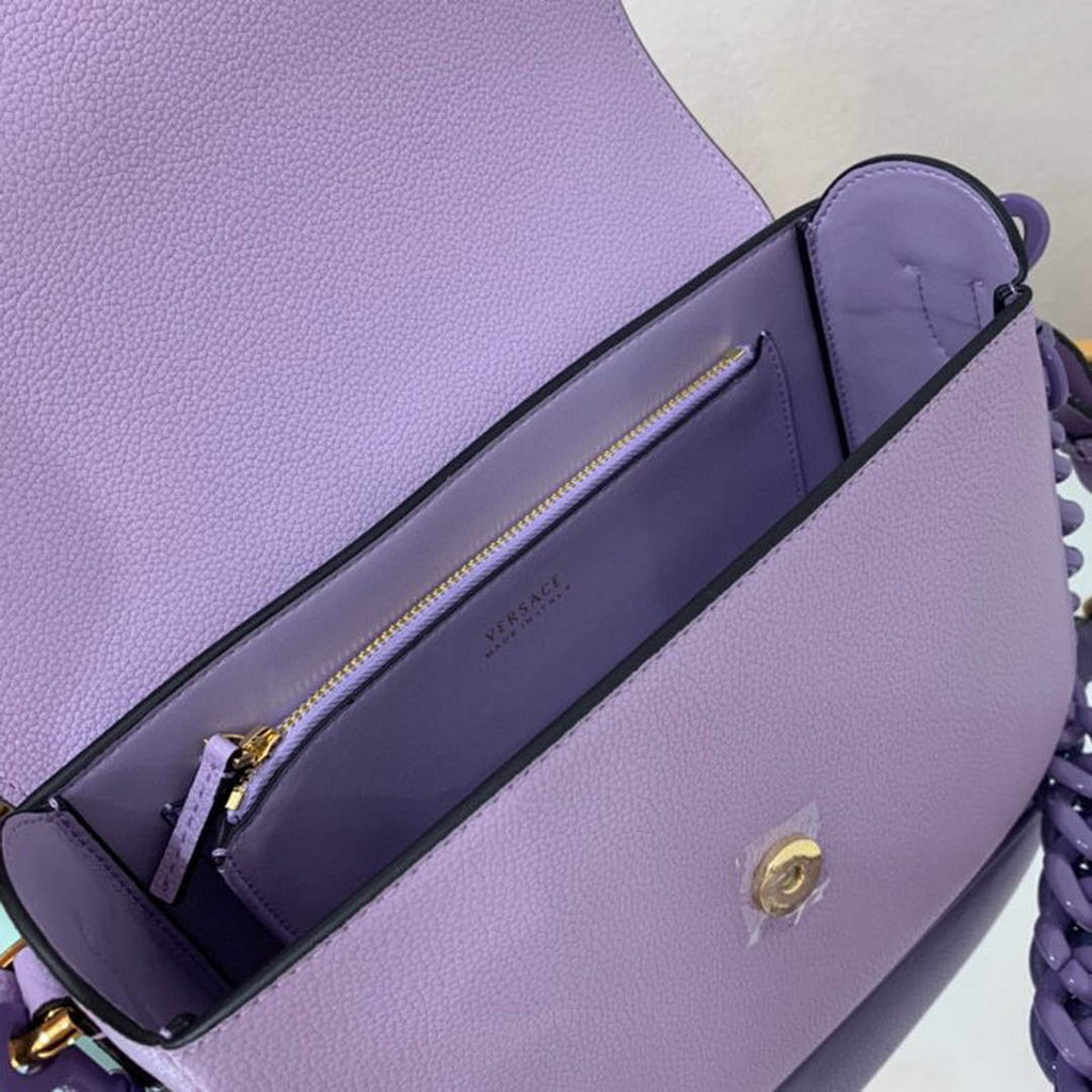 Versace DBFI067 La Medusa Small Handbag 1067 Purple