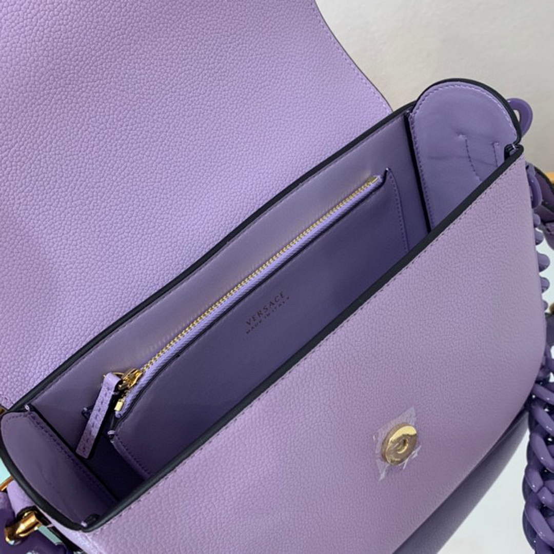 Versace DBFI067 La Medusa Small Handbag 1067 Purple