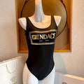 Versace FENDACE 1006615 Logo One-Piece Swimsuit - S - View 1