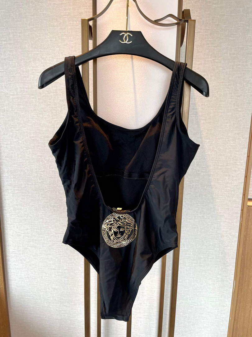 Versace FENDACE 1006615 Logo One-Piece Swimsuit