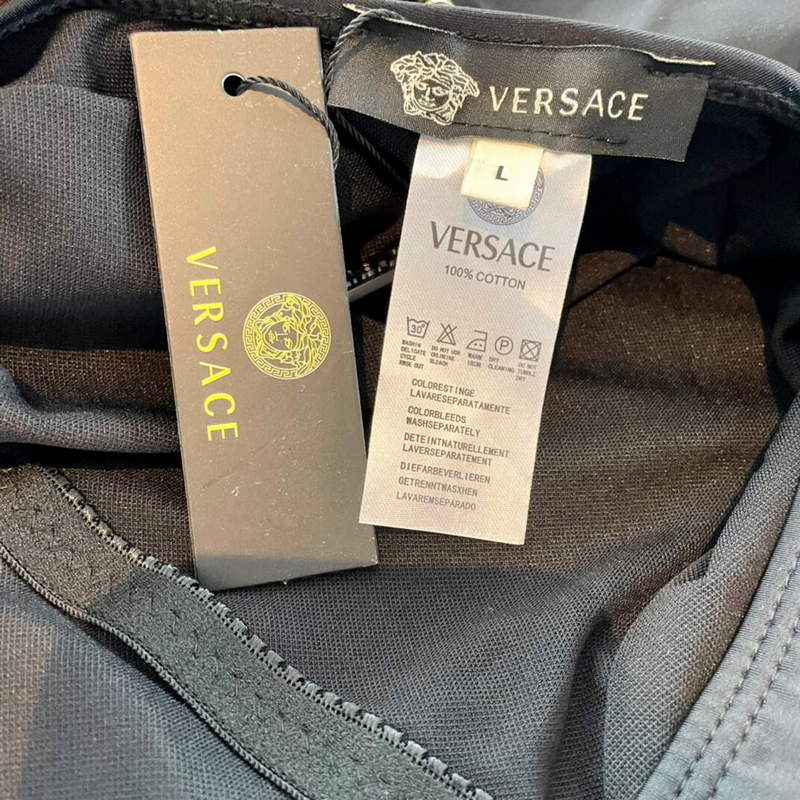 Versace FENDACE 1006615 Logo One-Piece Swimsuit