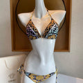 Versace FENDACE Gold Baroque Bikini 1005957 - S - View 1