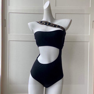 Versace Greca Border One-Piece Swimsuit ABD01108 - S - View 1