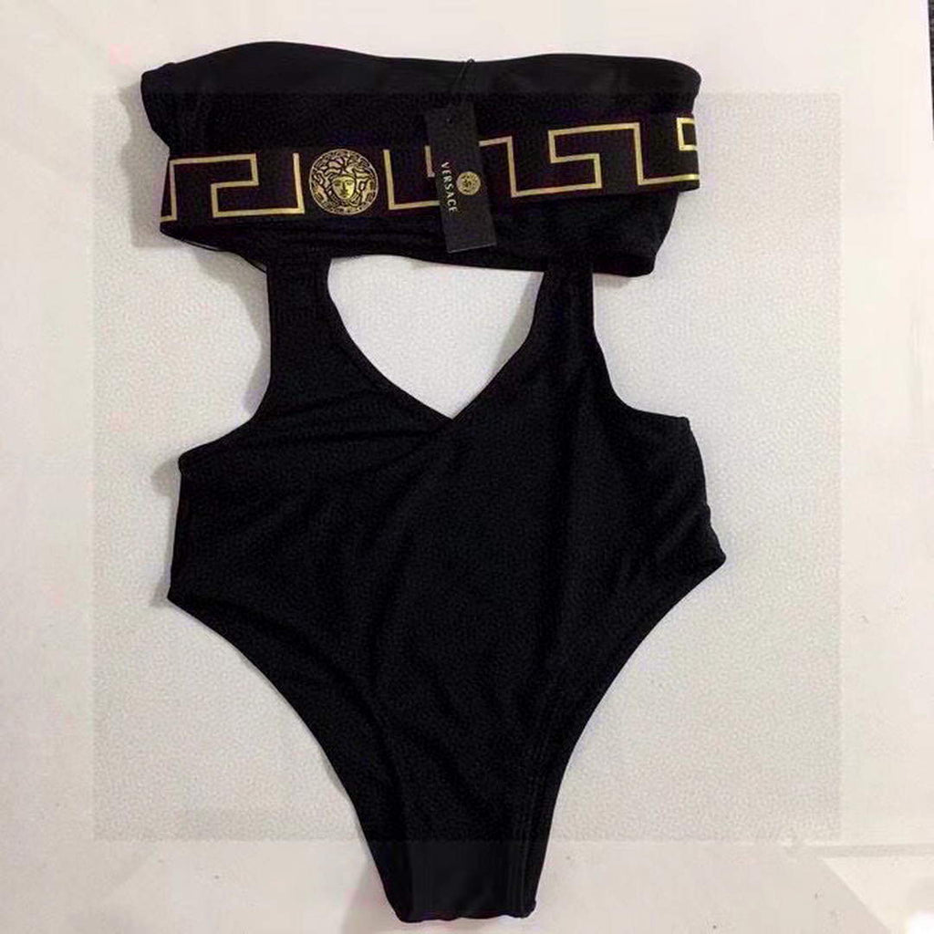Versace Greca Border One-Piece Swimsuit ABD01108