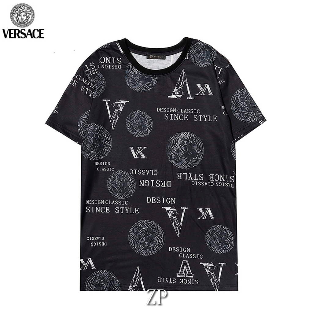 Versace Men la Greca logo Medusa Cystal T-shirt V69616