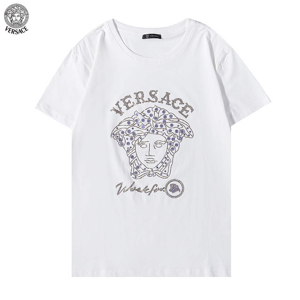 Versace Men la Greca logo Medusa Cystal T-shirt V69629