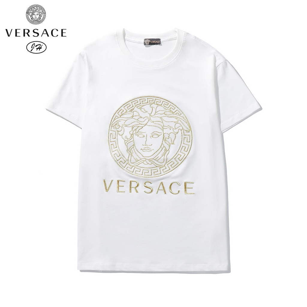 Versace Men la Greca logo Medusa Cystal T-shirt V69632