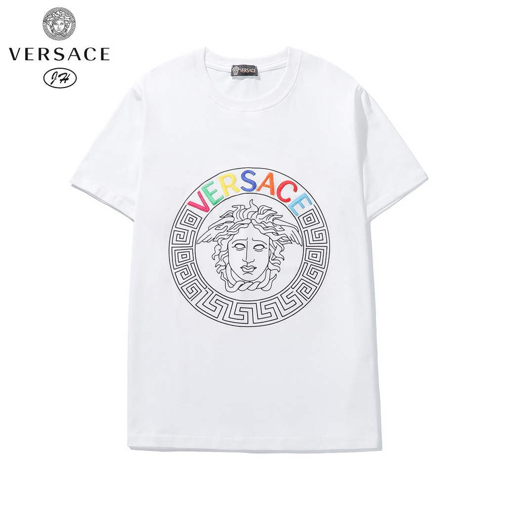 Versace Men la Greca logo Medusa Cystal T-shirt V69636