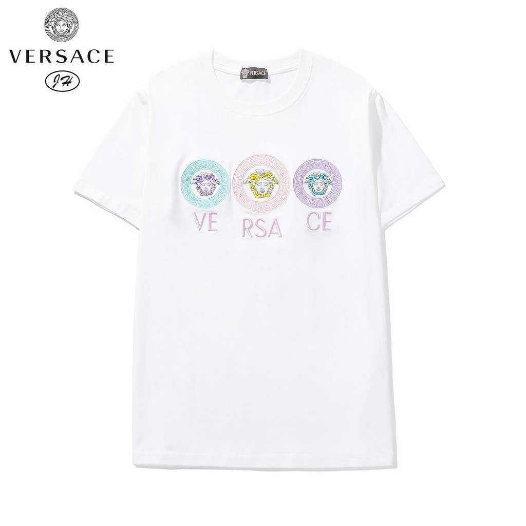 Versace Men la Greca logo Medusa Cystal T-shirt V69638