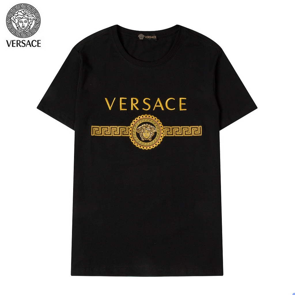 Versace Men la Greca logo Medusa Cystal T-shirt V69640