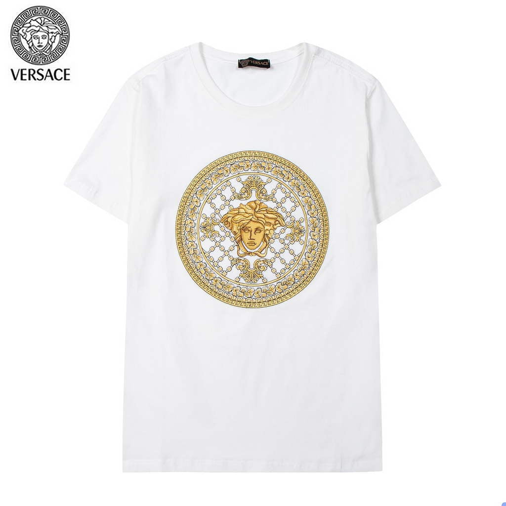 Versace Men la Greca logo Medusa Cystal T-shirt V69648