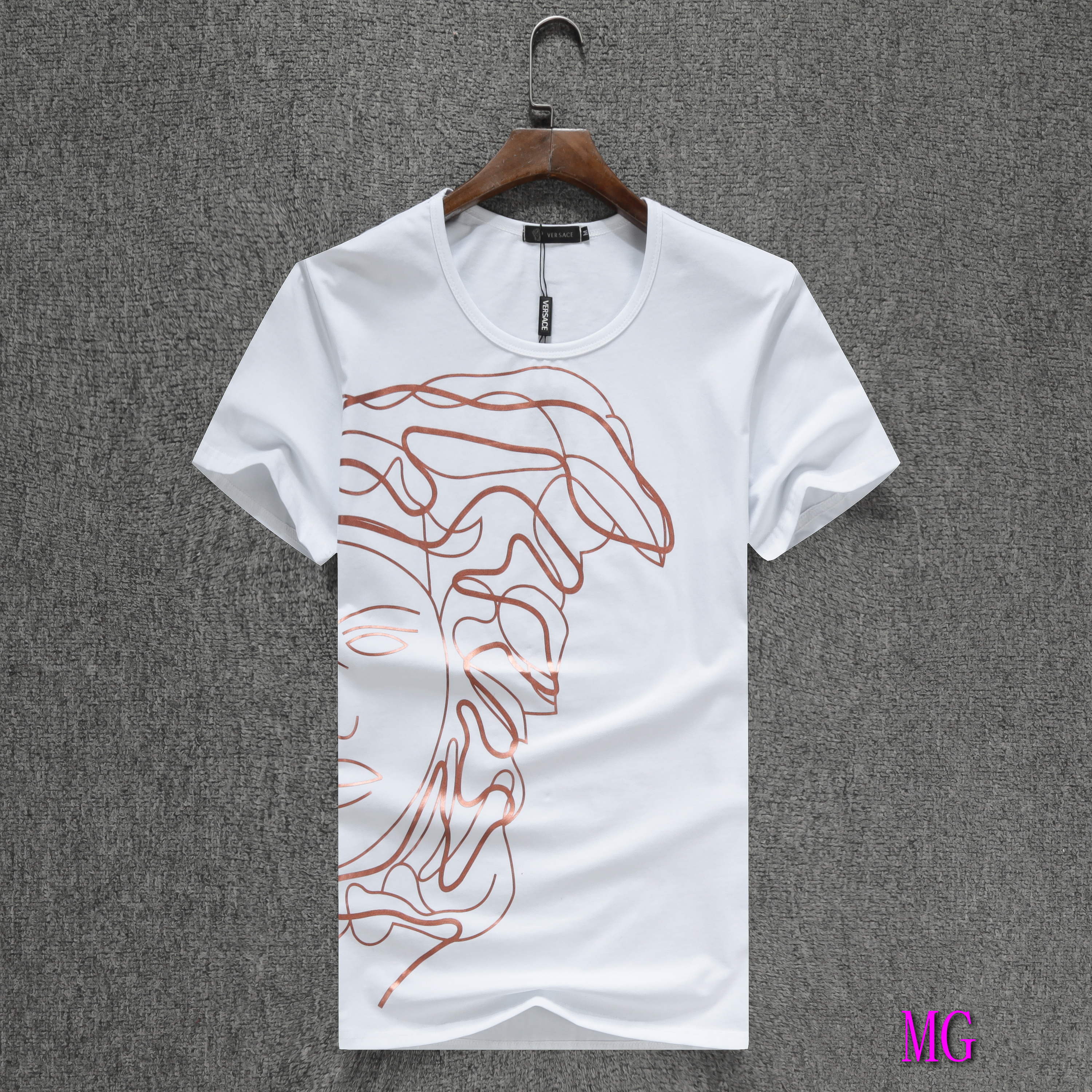 Versace Men T-shirts Wholesale Clothing V69605