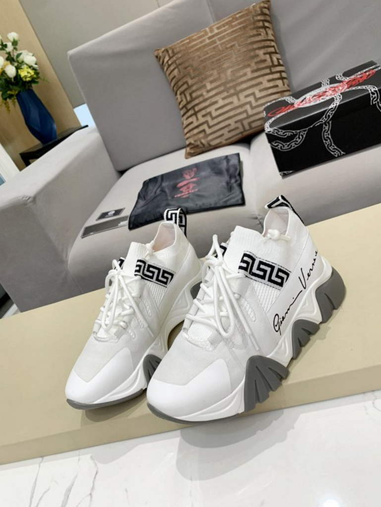 Versace Men Women's Sneakers Designer Versace Tennis Shoes V500332