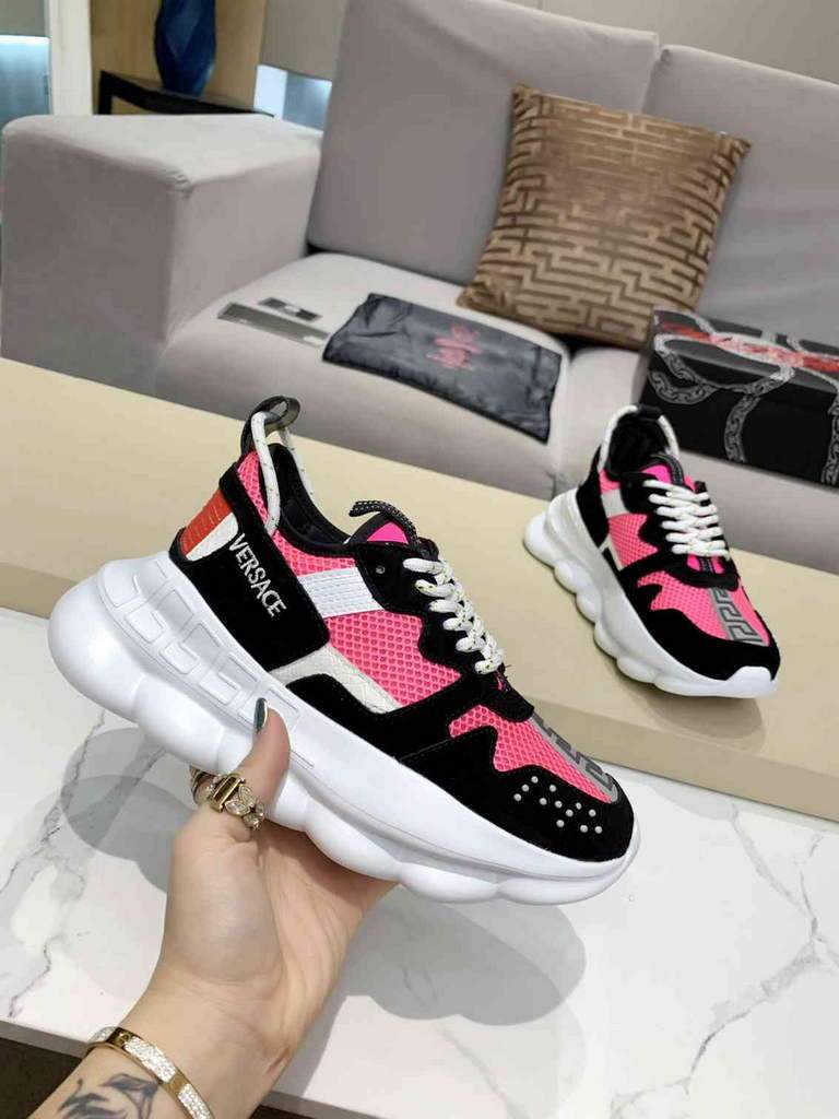Versace Men Women's Sneakers Designer Versace Tennis Shoes 500350