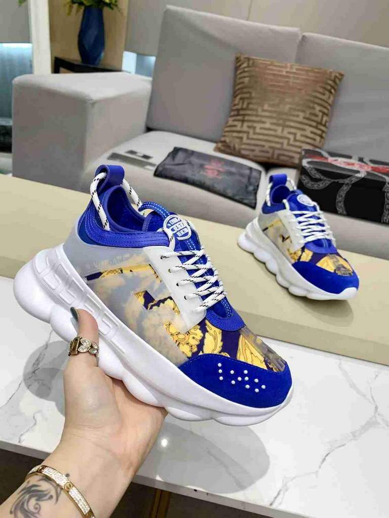 Versace Men Women's Sneakers Designer Versace Tennis Shoes 500352