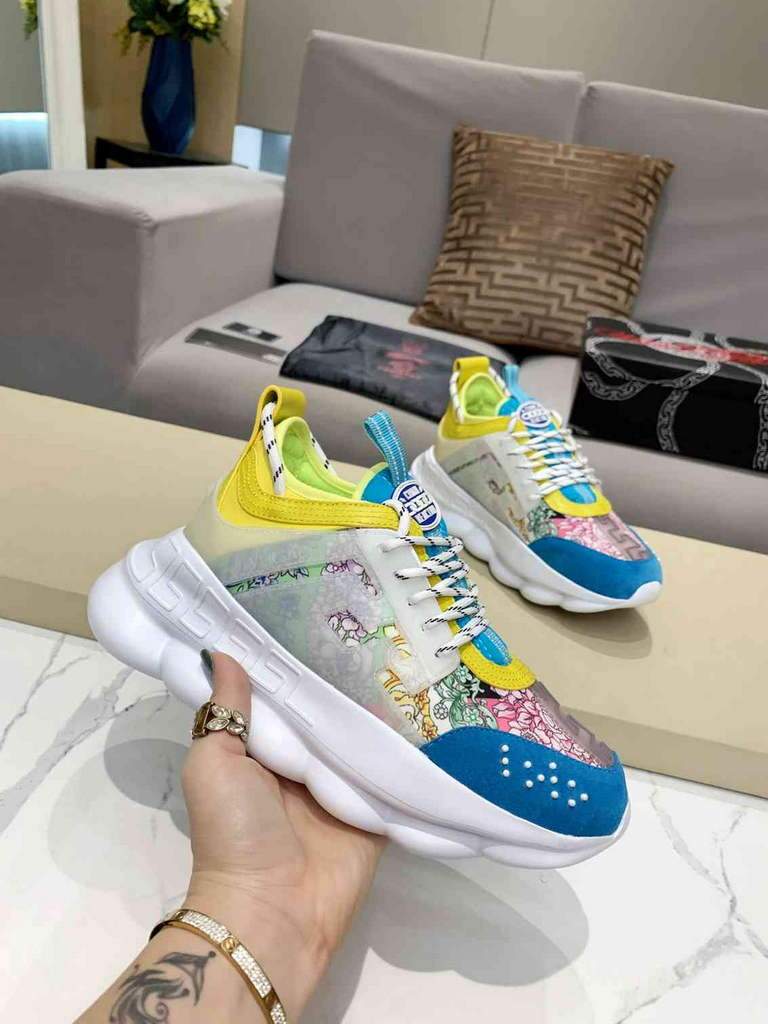 Versace Men Women's Sneakers Designer Versace Tennis Shoes 500359