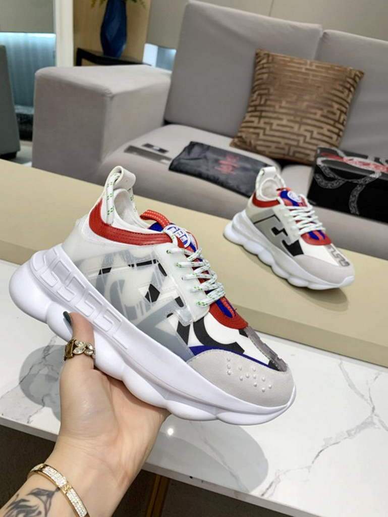 Versace Men Women's Sneakers Designer Versace Tennis Shoes 500365