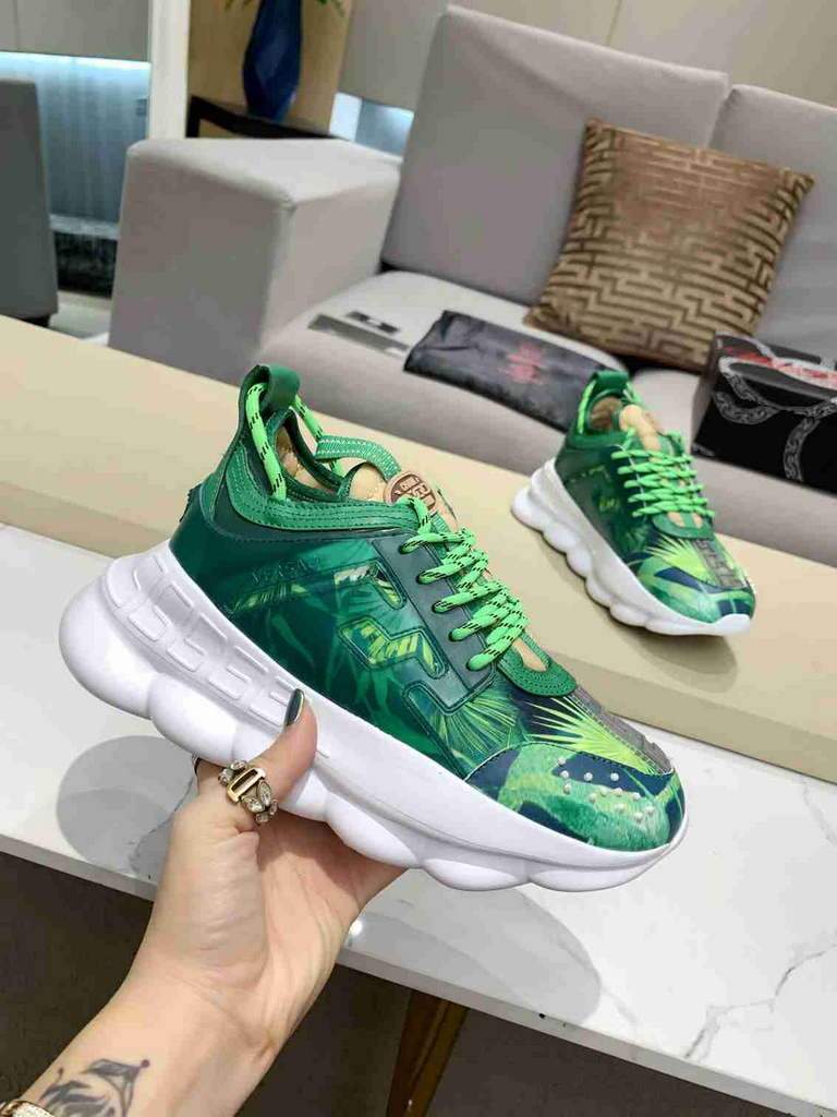Versace Men Women's Sneakers Designer Versace Tennis Shoes 500370