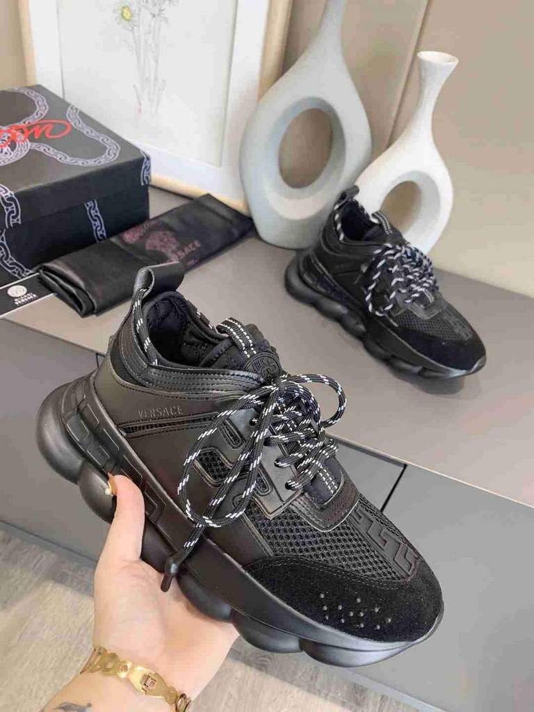 Versace Men Women's Sneakers Designer Versace Tennis Shoes 500375