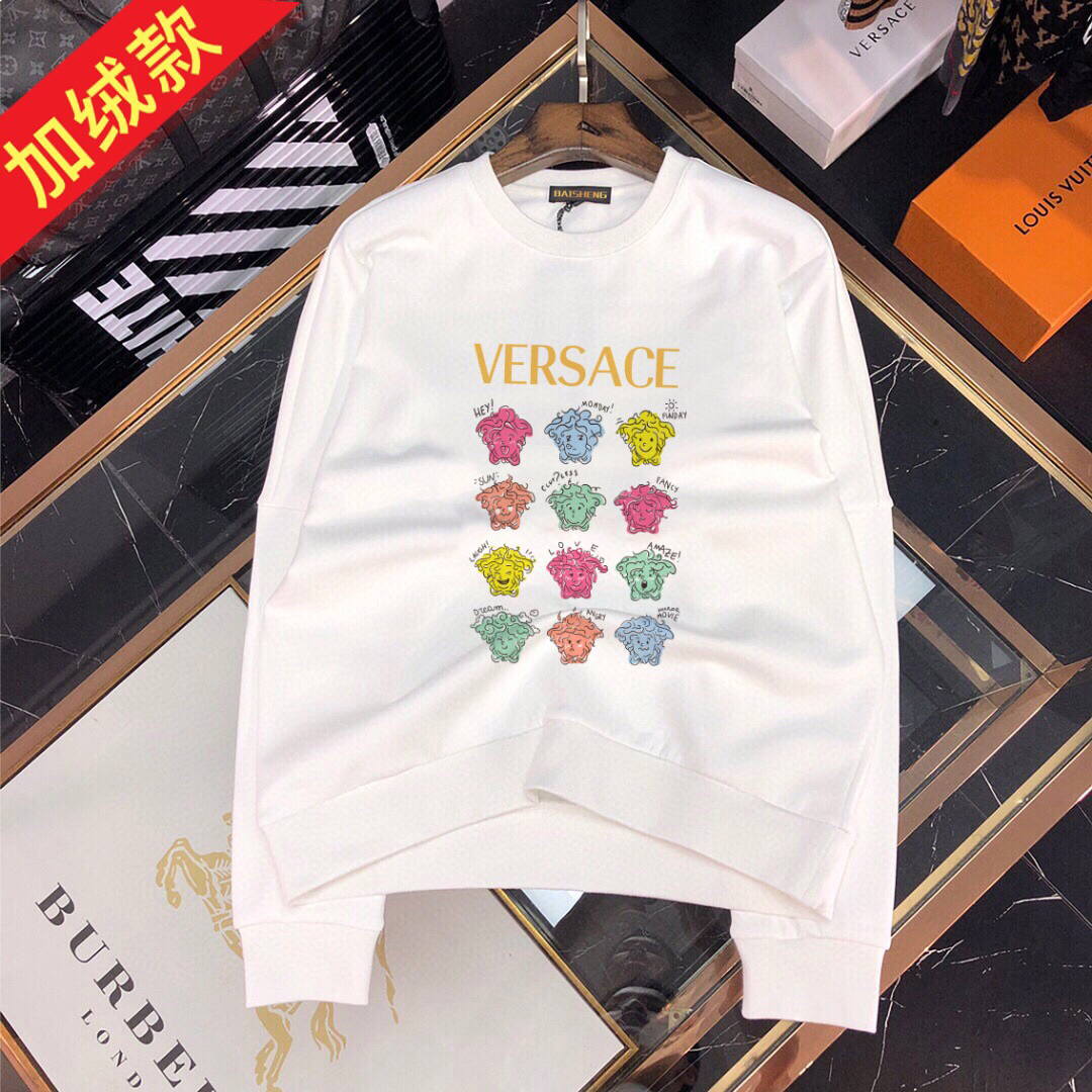 Versace Men's Hoodie Wholesale Versace Clothing V80039
