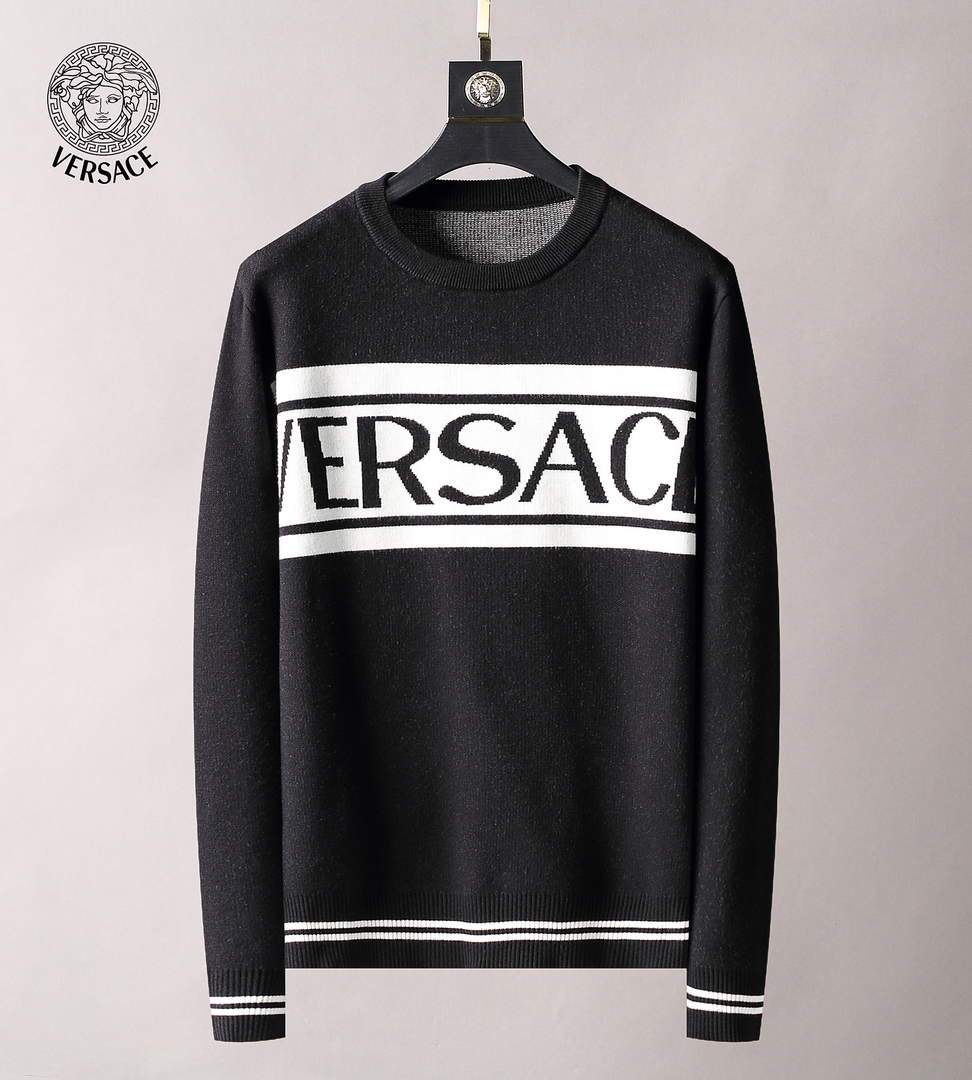 Versace Men's Sweaters Designer Versace Sweaters and Cardigans Clothing 36028