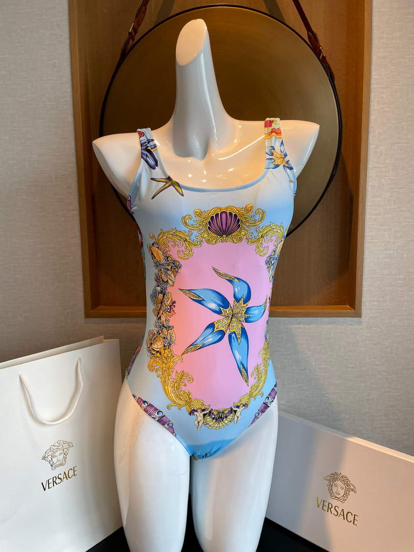 Versace Tr¨¦sor De La Mer One-Piece Swimsuit ABD89012