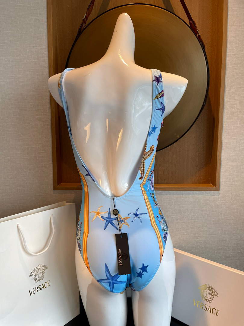 Versace Tr¨¦sor De La Mer One-Piece Swimsuit ABD89012