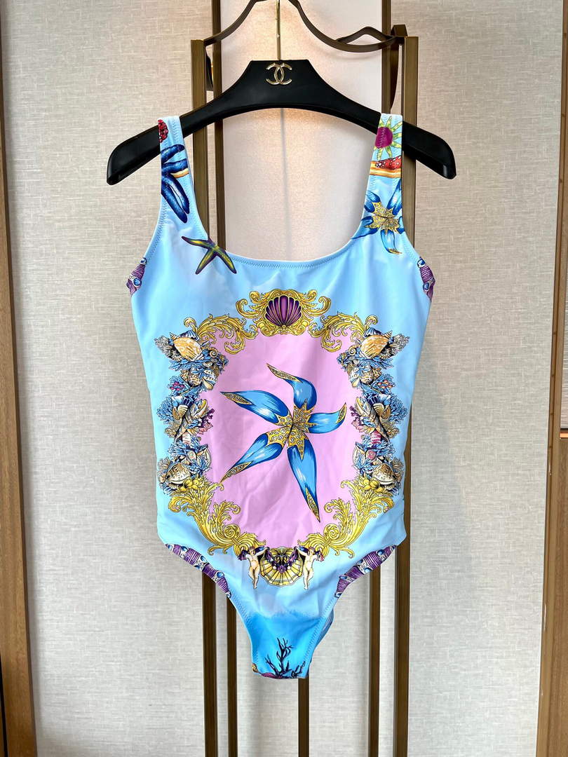 Versace Tr¨¦sor De La Mer One-Piece Swimsuit ABD89012