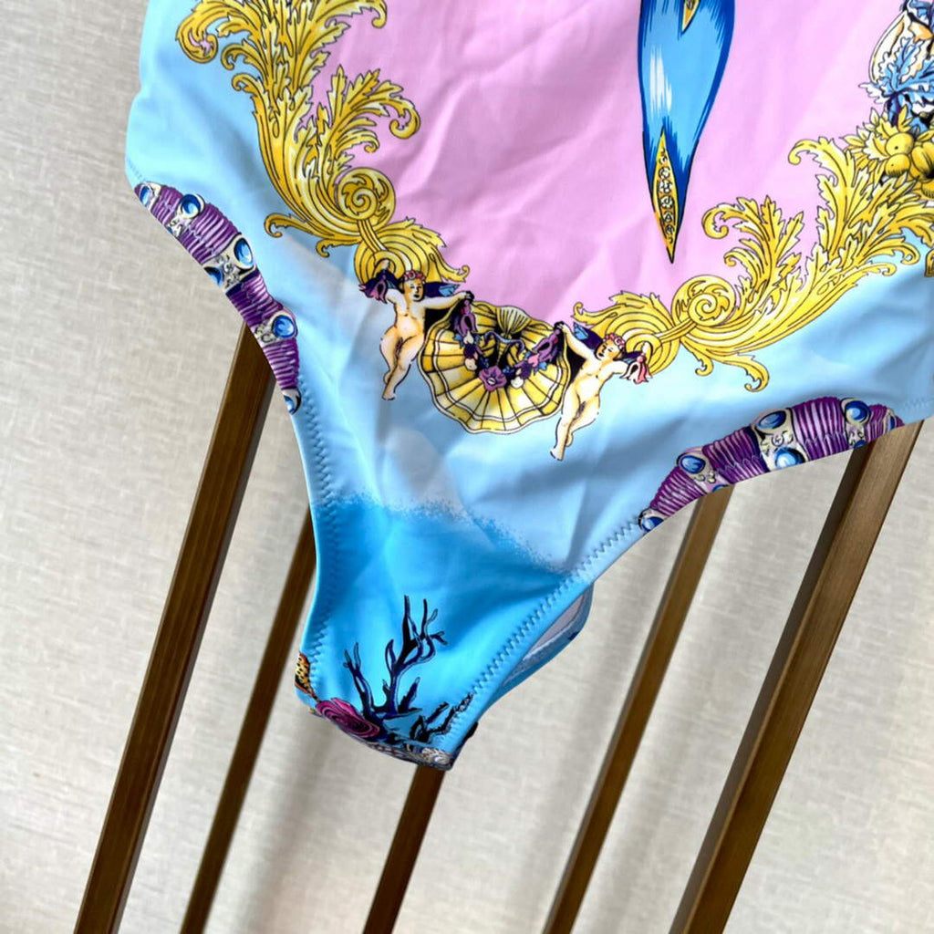 Versace Tr¨¦sor De La Mer One-Piece Swimsuit ABD89012