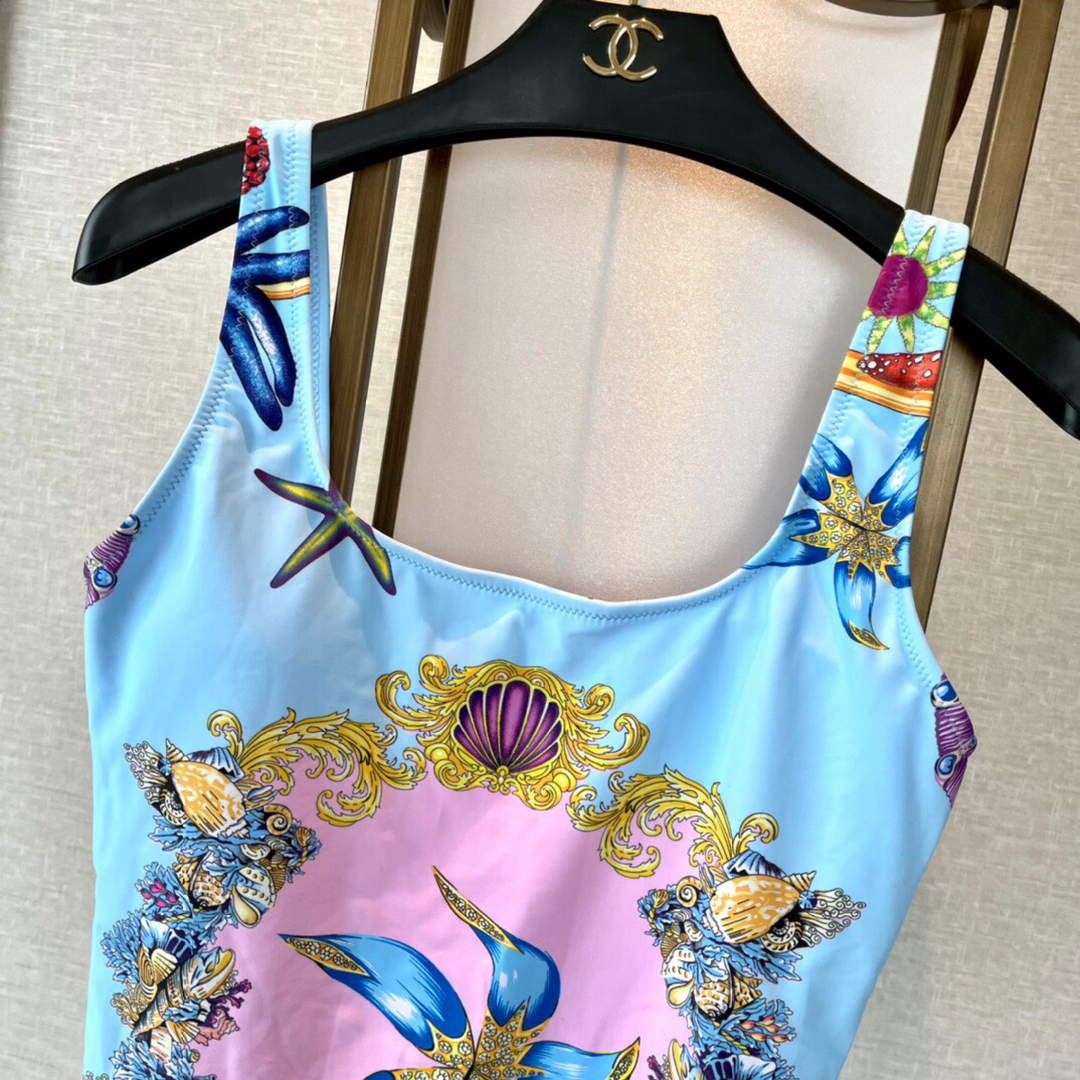 Versace Tr¨¦sor De La Mer One-Piece Swimsuit ABD89012