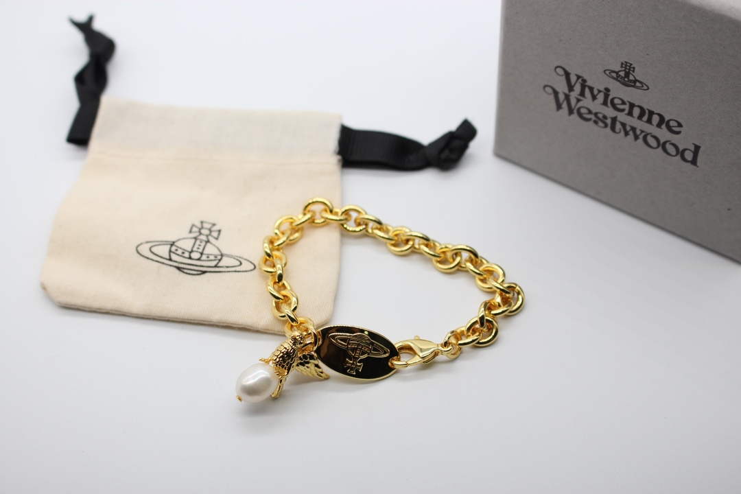 Vivienne Westwood Bracelet Fashion Designer Jewelry V805080 - Default Title - View 1