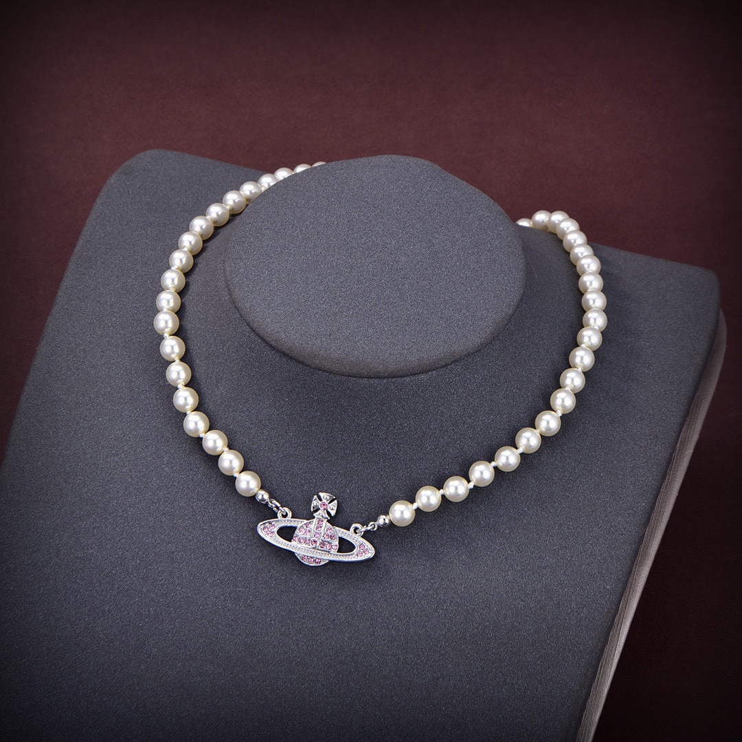 Vivienne Westwood Necklace Fashion Designer Jewelry V805067 - Default Title - View 1
