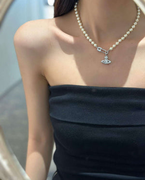 Vivienne Westwood Necklace Fashion Designer Jewelry V805070 - Default Title - View 1