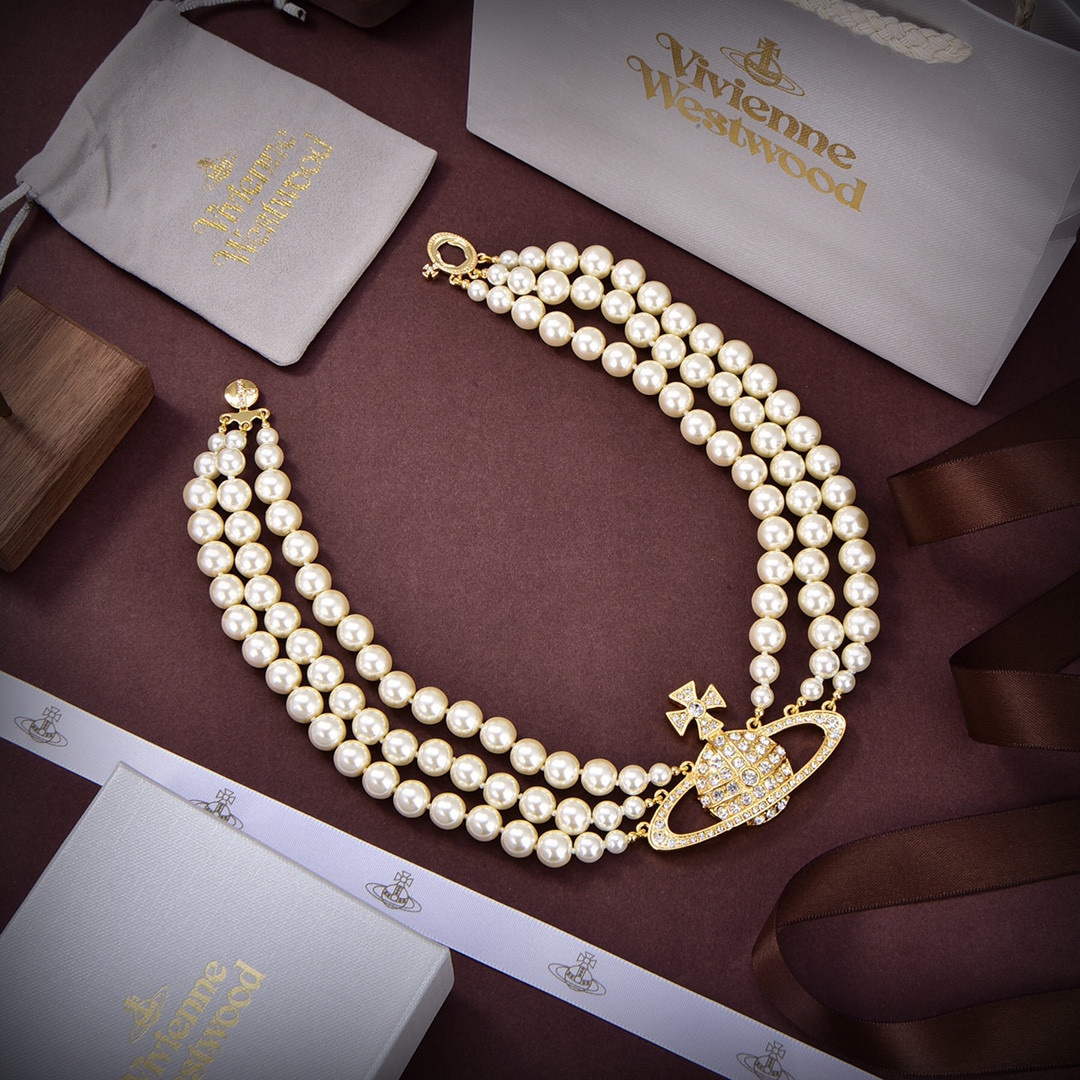 Vivienne Westwood Necklace Fashion Designer Jewelry V805071