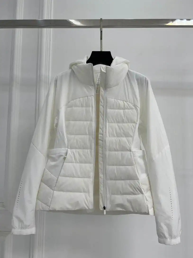 Women Running hooded down jacket DLA38000