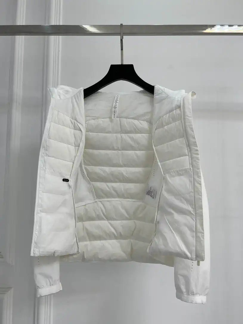 Women Running hooded down jacket DLA38000