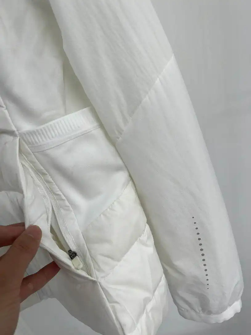 Women Running hooded down jacket DLA38000