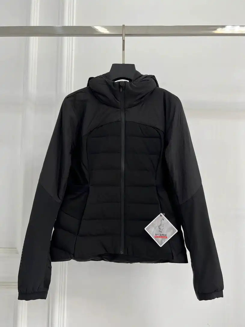 Women Running hooded down jacket DLA38001