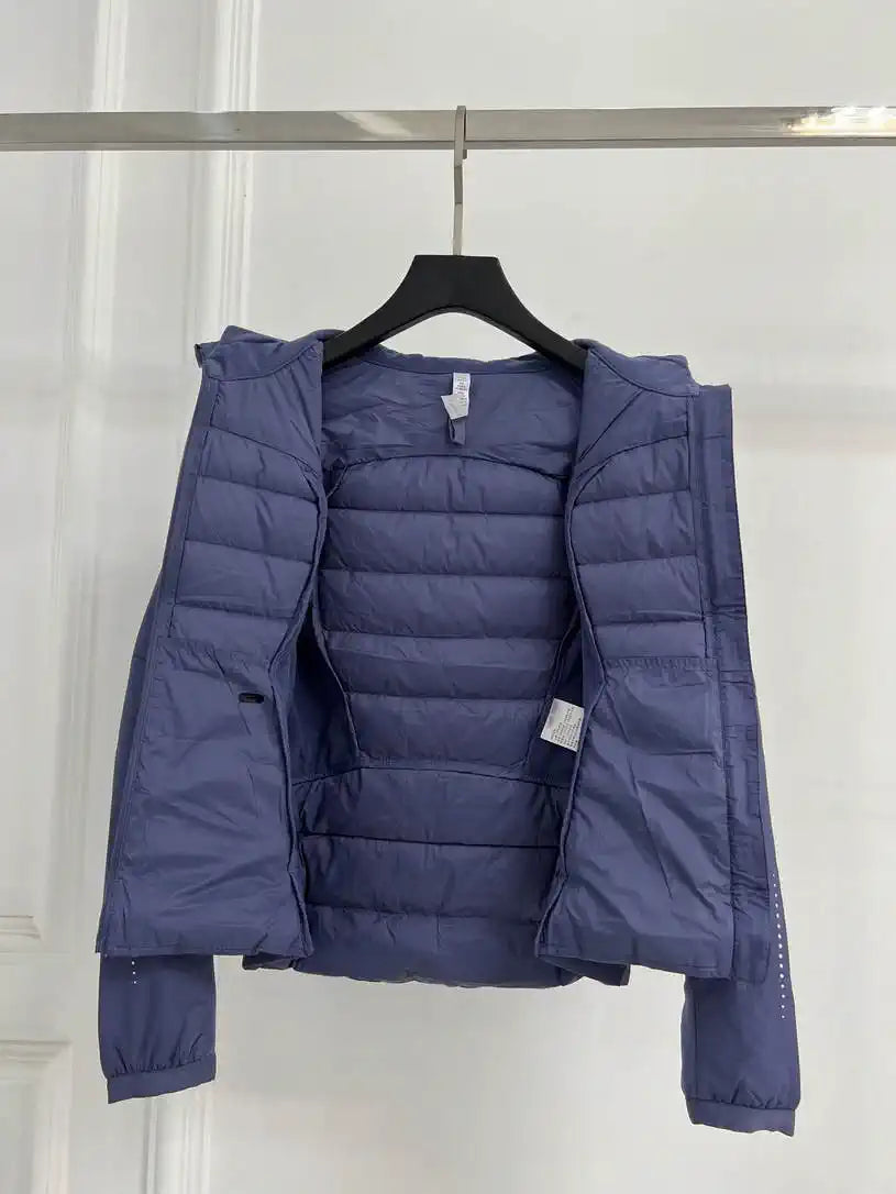 Women Running hooded down jacket DLA38002
