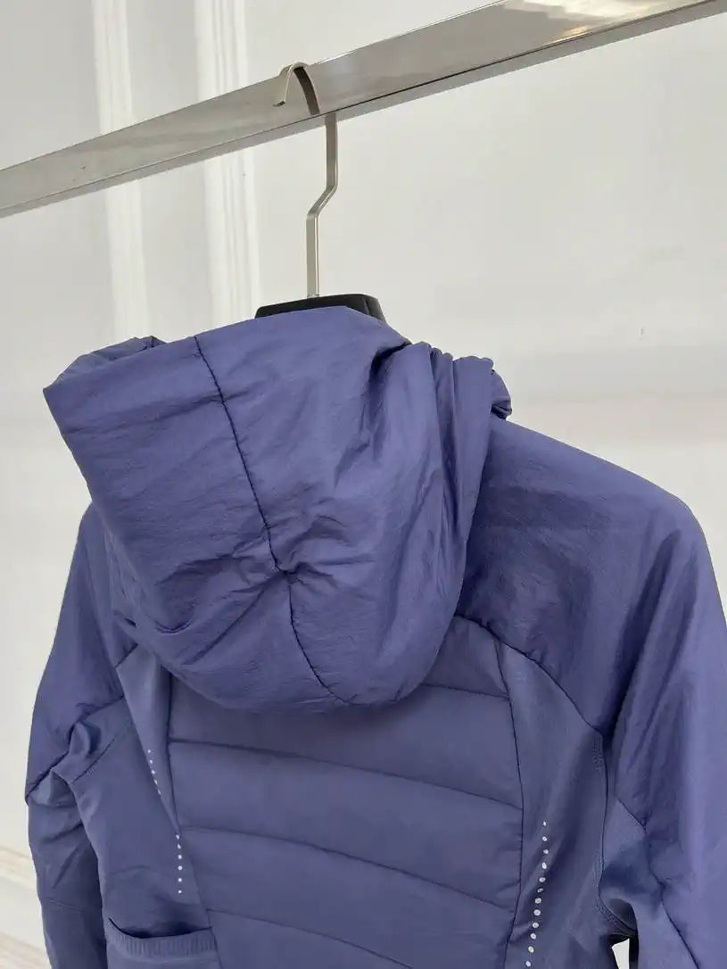 Women Running hooded down jacket DLA38002