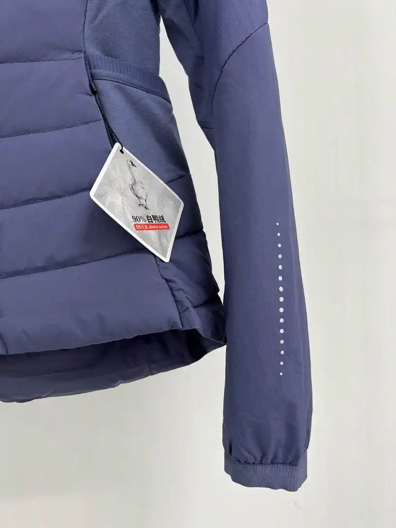 Women Running hooded down jacket DLA38002