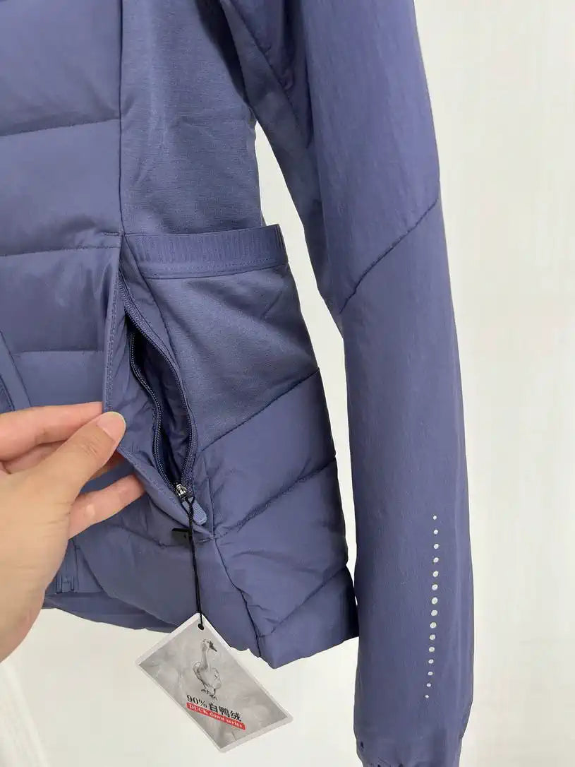Women Running hooded down jacket DLA38002