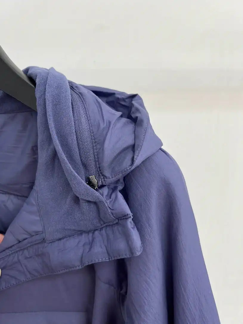 Women Running hooded down jacket DLA38002
