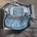 Balenciaga 700940210 Women's Neo Cagole XS Handbag in Denim Blue - Default Title - View 1