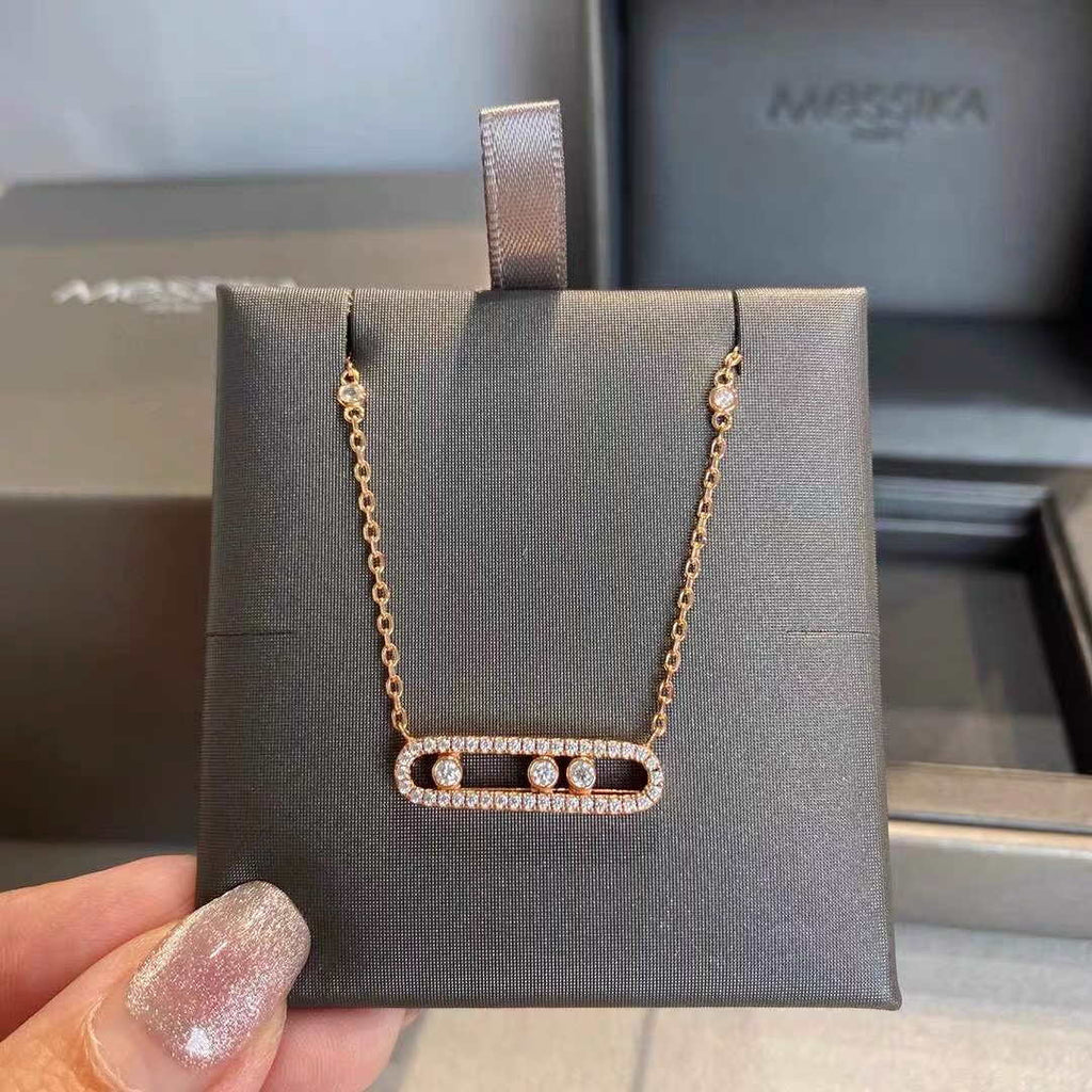 Messika White Gold Diamond Necklace Move Classique M20232