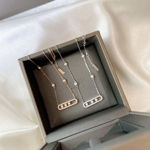 Messika Rose Gold Diamond Necklace Move Classique M20231 - Default Title - View 9