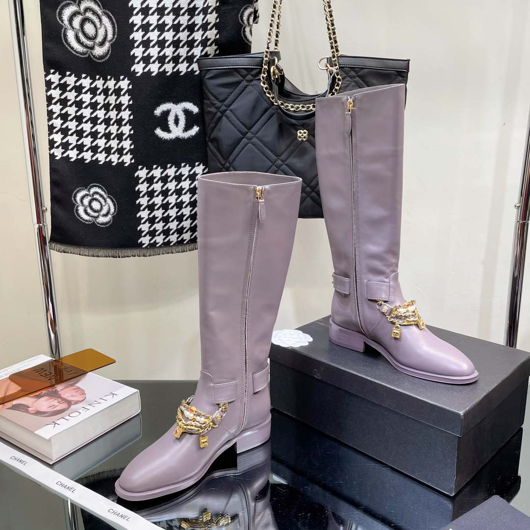 Chanel Women's Shoes High Boots G38812 - 35 - View 7